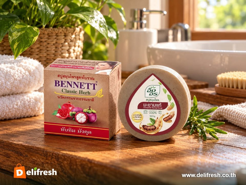 A warm shower can be a welcome pause at the end of the day. Explore the Thai personal-care selection at Delifr