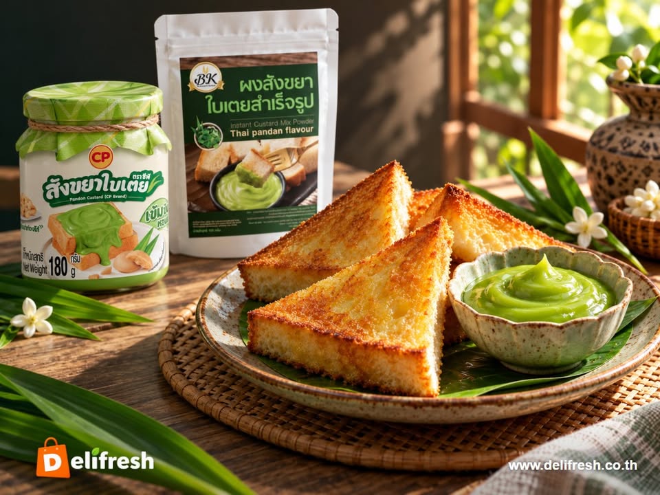 Warm toast and pandan custard make an easy afternoon pause. Explore Delifresh’s pandan custard choices and ser