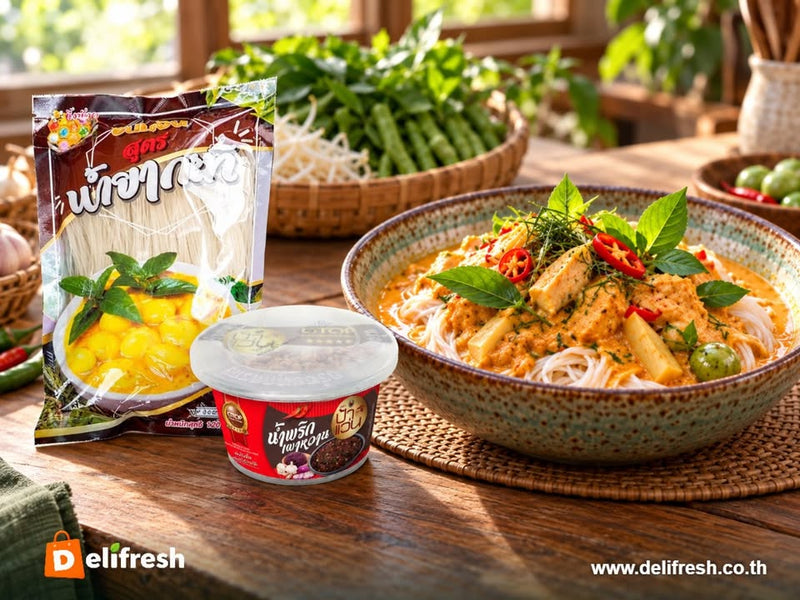 A bowl of khanom jeen can make an ordinary evening feel special. Build your own version at home and explore th