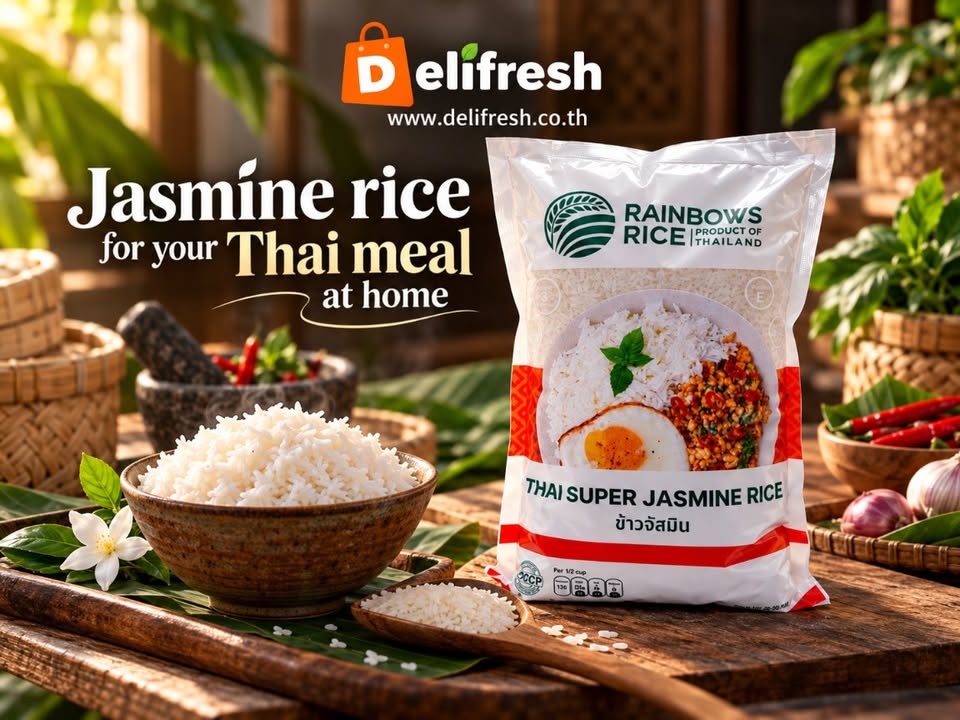 Jasmine rice for your next Thai meal at home. Rainbows Thai Super Jasmine Rice is another cupboard option for