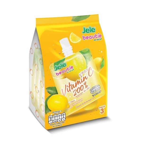 Lemon jelly + high vitamin C 140g ( pack of 3 )