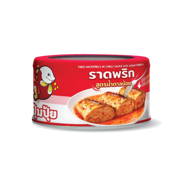 แมคเคอเรลราดพริกน้ำตาลน้อย 185g