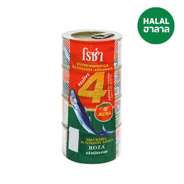 แมคเคอเรลในซอสมะเขือเทศ ฝาดึง 190g ( แพ็ค 4 )