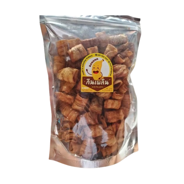 Butter-baked banana rolls with sesame in a resealable bag, 180g