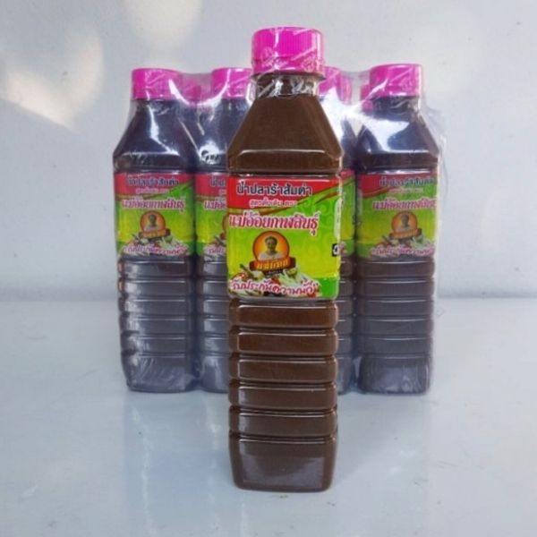 Nước mắm lên men nấu chín và nêm gia vị, nắp hồng 400ml