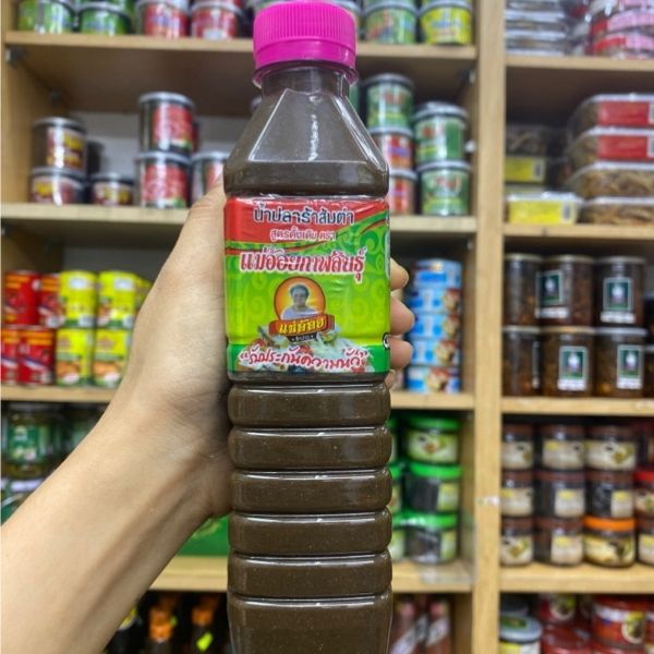 Nước mắm lên men nấu chín và nêm gia vị, nắp hồng 400ml