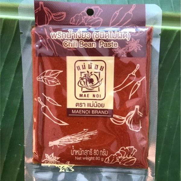 Pâte de soupe de nouilles Nam Ngiao du nord de la Thaïlande, non frite, 80 g