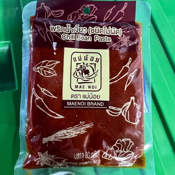 Pâte de soupe de nouilles Nam Ngiao du nord de la Thaïlande, non frite, 80 g