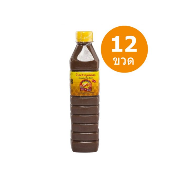 Cooked and seasoned fermented fish sauce 400ml (12-bottle case)
