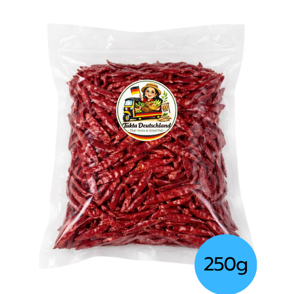 Dried Jinda Chili, Stems Removed 250g