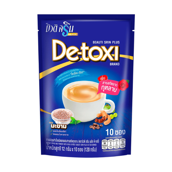 กาแฟปรุงสำเร็จชนิดผง พลัส ดี-ทอซี่ 120g ( 12g x 10 ซอง )