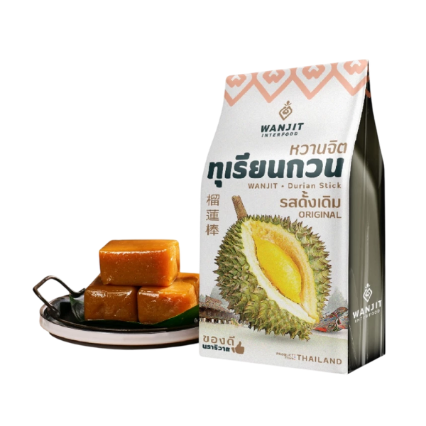 ทุเรียนกวน 500g เนื้อเนียนหนึบ หอมกลิ่นทุเรียนเข้มข้น รสหวานกลมกล่อม