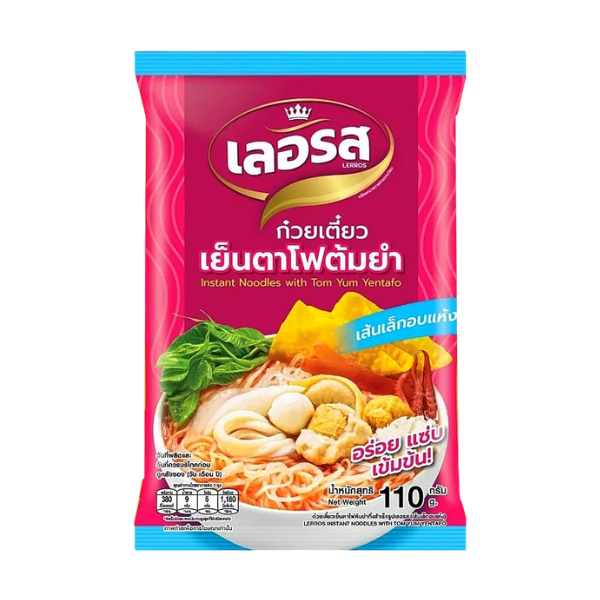ก๋วยเตี๋ยว เย็นตาโฟต้มยำ เส้นเล็ก 110g