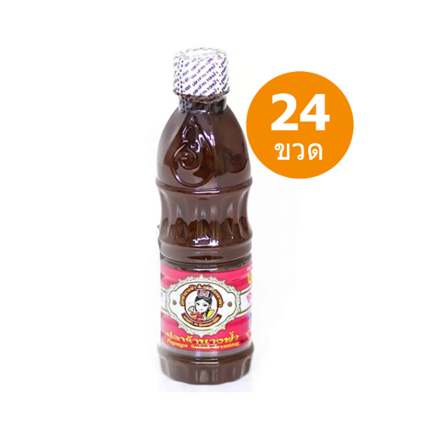 Sauce de poisson fermentée cuite et assaisonnée, recette extra-concentrée, bouchon blanc, 400 ml (carton de 24 bouteilles)