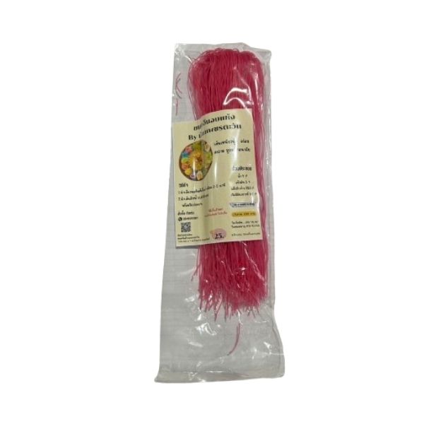 Dried Thai Rice Noodles (Khanom Chin), Pink Dragon Fruit Peel 100g