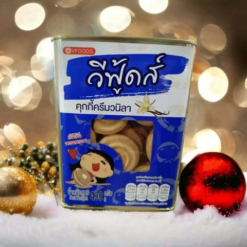 ขนมปังปี๊บจิ๋ว คุกกี้ครีมขาว 430g