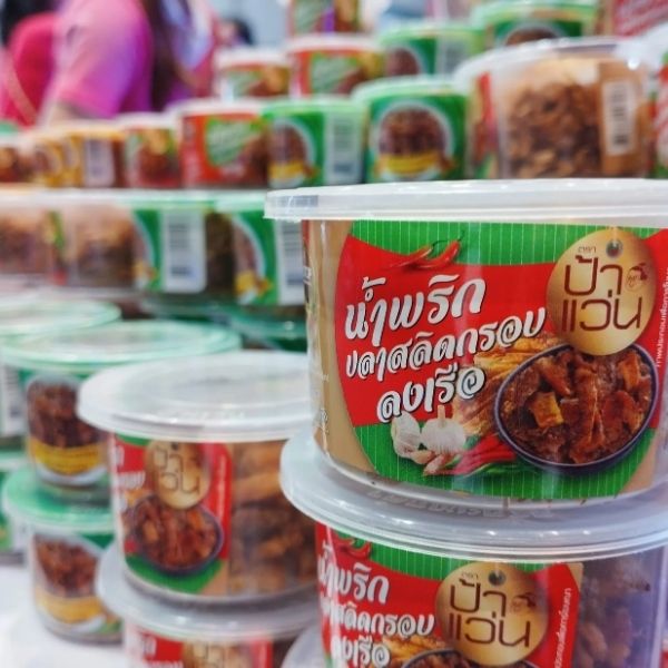 Pâte de piment au gourami croustillant et couenne de porc 30 g
