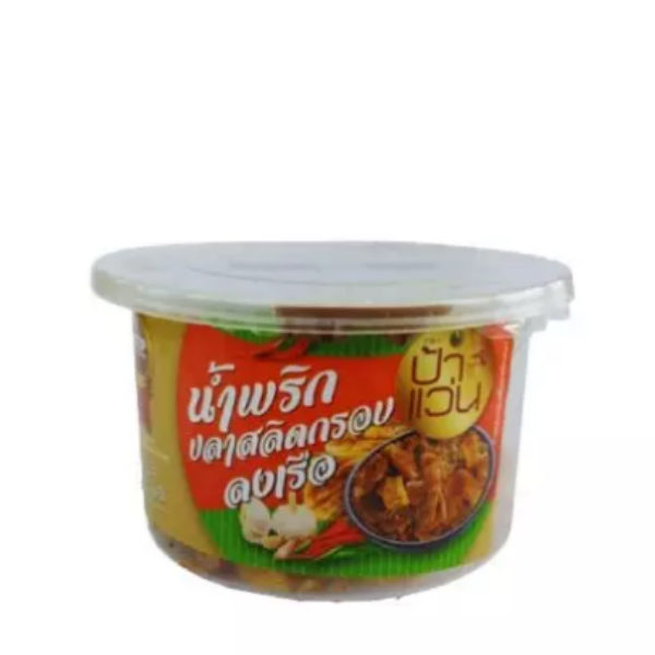 Pâte de piment au gourami croustillant et couenne de porc 30 g