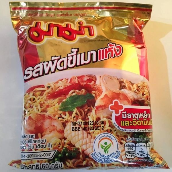 Nouilles instantanées, saveur nouilles ivres (60 g x 6 sachets)