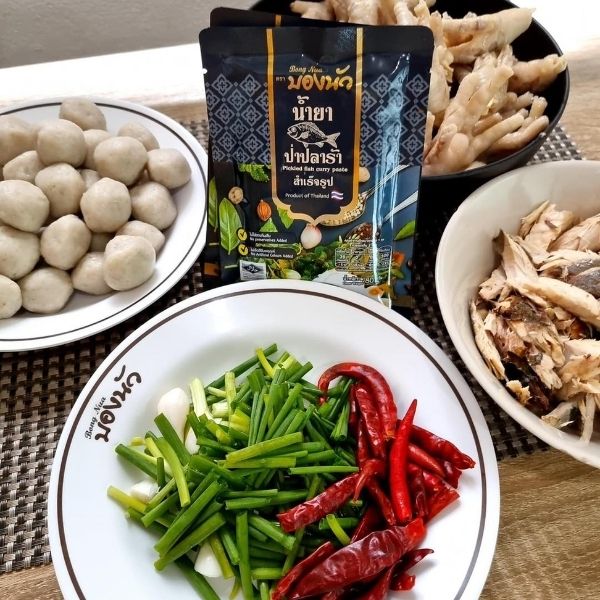 น้ำยาป่าปลาร้า สำเร็จรูป 80g ( 12 ซอง )