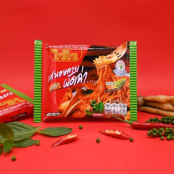 Nouilles instantanées saveur palourdes sautées épicées 60 g (paquet de 30 sachets)