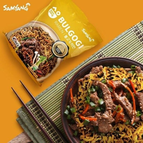 Droge instantnoedels, bulgogi-smaak, 80 g (5-pak)