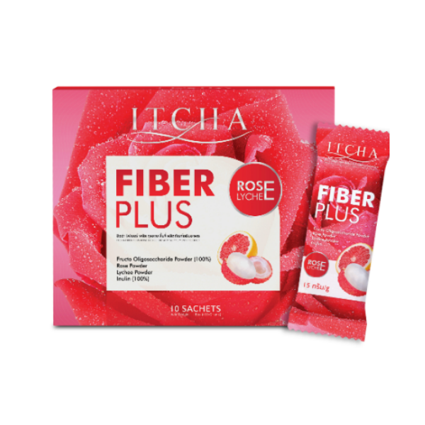 Fiber Plus rose and lychee fibre dietary supplement 150g