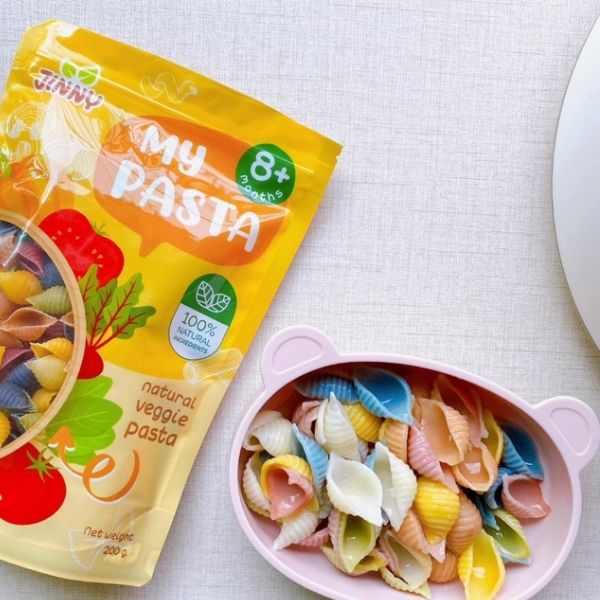 Mì hình vỏ sò với rau củ 6 màu 200g