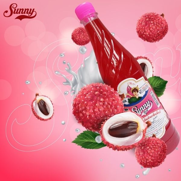 Sirop concentré, saveur litchi 710 ml