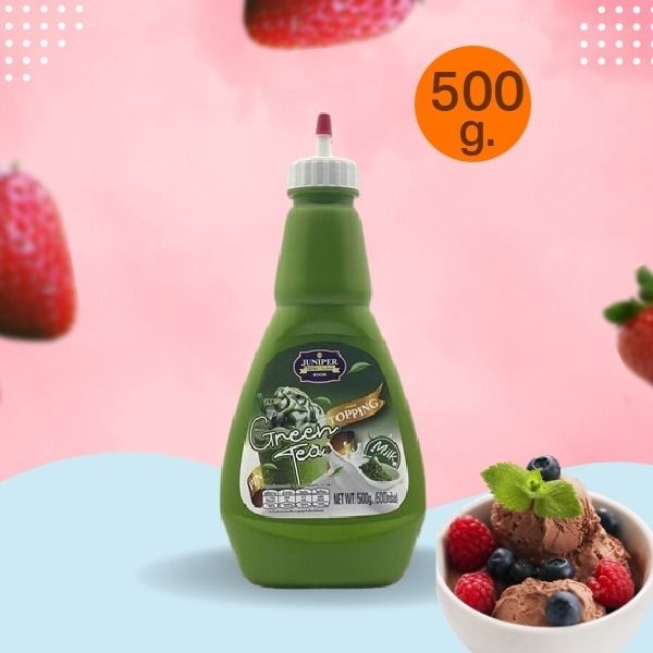 Dranktopping, ijstopping, melk groene thee smaak 500 g