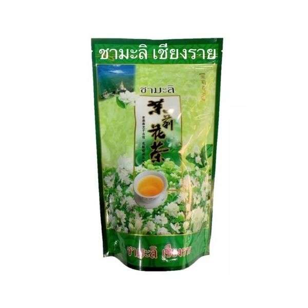 ชามะลิ 100g จากเชียงราย ในบรรจุภัณฑ์สวยงามและกลิ่นหอมละมุน
