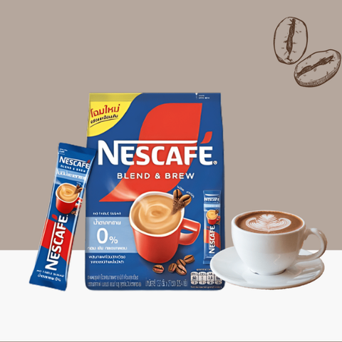 กาแฟปรุงสำเร็จ สูตรไม่มีน้ำตาล 12.2g (แพค 27 ซอง)