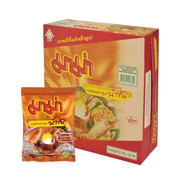 Instant noodles, Creamy Tom Yum Goong flavor ( 55g x box of 30 packets )