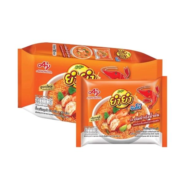 Nouilles instantanées, saveur Tom Yum Goong crémeux, 63 g (paquet de 10)