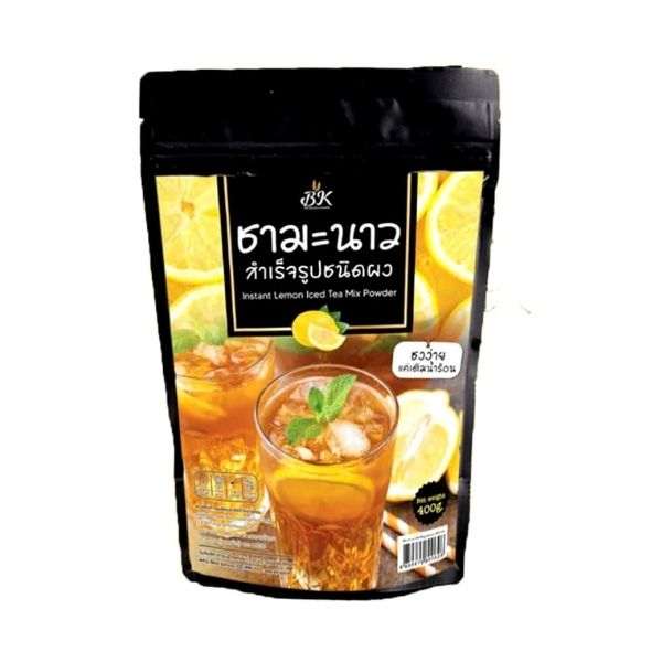Instant lemon tea powder 200g, refreshing beverage mix.