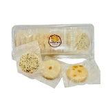 Assortiment de biscuits, 12 pièces (saveurs nature, œuf salé et périlla), 277 g