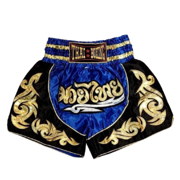 Blue Muay Thai shorts, size XL