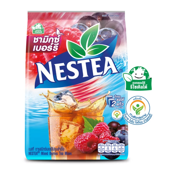 ชารสมิกซ์เบอร์รี่ปรุงสำเร็จ 12.5g ( แพ็ค 18 )