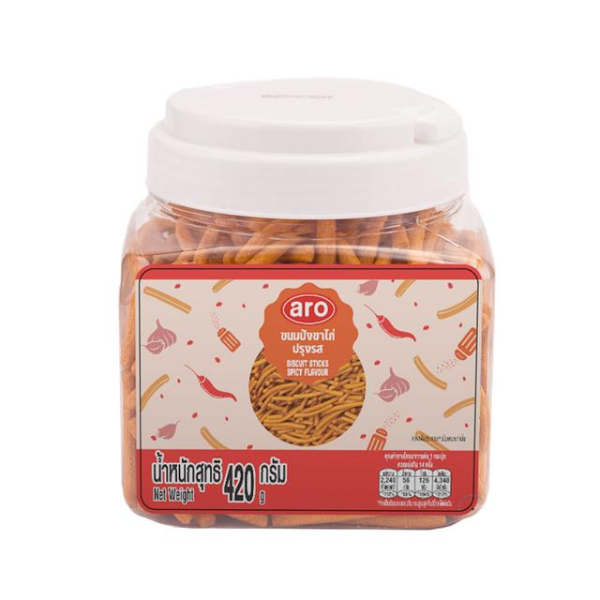 ขนมปังขาไก่ปรุงรส 420g
