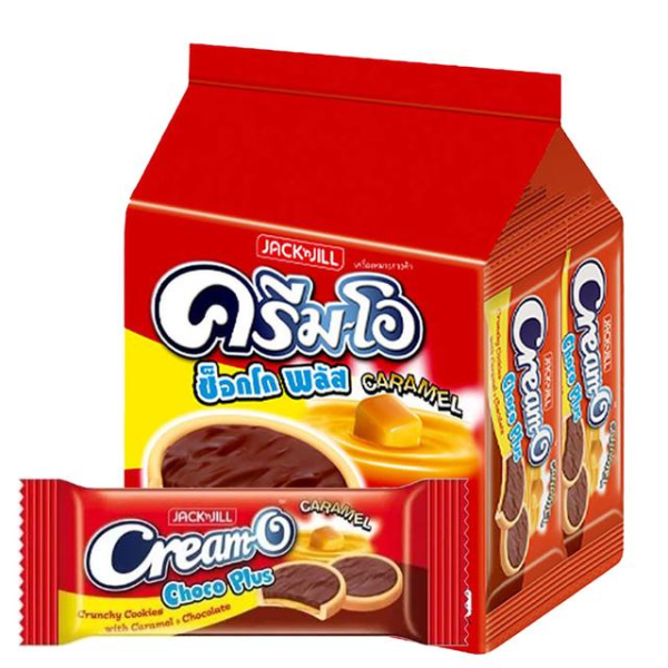 คุกกี้ราดคาราเมลและช็อกโกแลต 13g ( แพ็ค 24 )