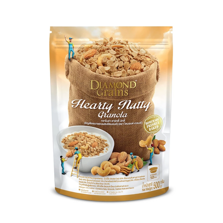 กราโนล่า ฮาร์ทตี้ นัทตี้ 500g