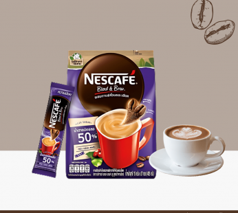 เนสกาแฟ กาแฟปรุงสำเร็จ 3อิน1 สูตรน้ำตาลน้อย 15 g (แพค 27 ซอง)
