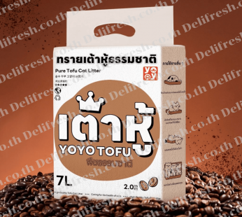 yoyopet ทรายเต้าหู้ ออร์แกนิค100% กลิ่นกาแฟ 7 L